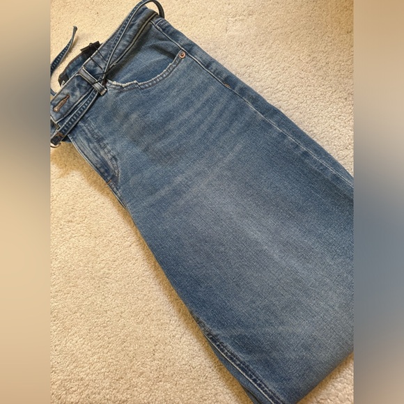 Express relaxed tapered mild rise long jeans id 5735 size 6R NWT - Picture 5 of 8